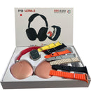 RELÓGIO SMARTWATCH + AURICULARES DIADEMA