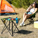 **Mesa de Camping Têxtil Dobrável com Capa Cafolby InnovaGoods**