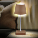 Lâmpada de mesa tátil LED regulável e minimalista