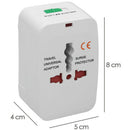 Adaptador compacto e resistente para múltiplos dispositivos.