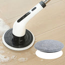 Escova de limpeza elétrica rotativa com 9 cabeças para casa de banho, cozinha e carro.