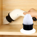 Escova de limpeza elétrica rotativa com 9 cabeças para casa de banho, cozinha e carro.